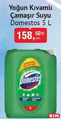 DOMESTOS YOĞUN KIVAMLI ÇAMAŞIR SUYU 5 L
